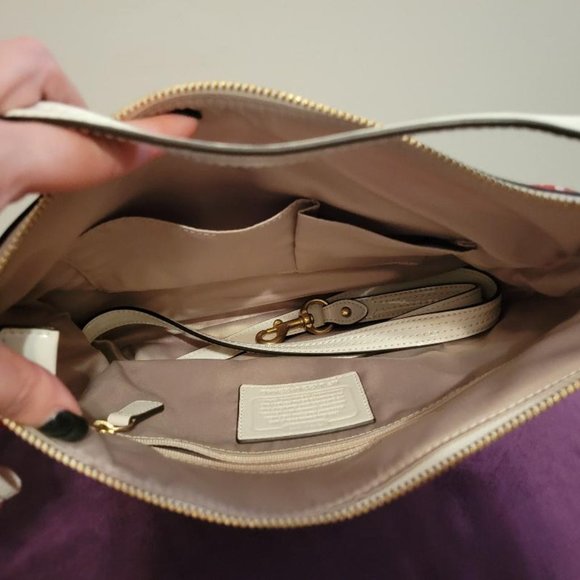 Coach Red Flower Crossbody - Picture 2 of 6